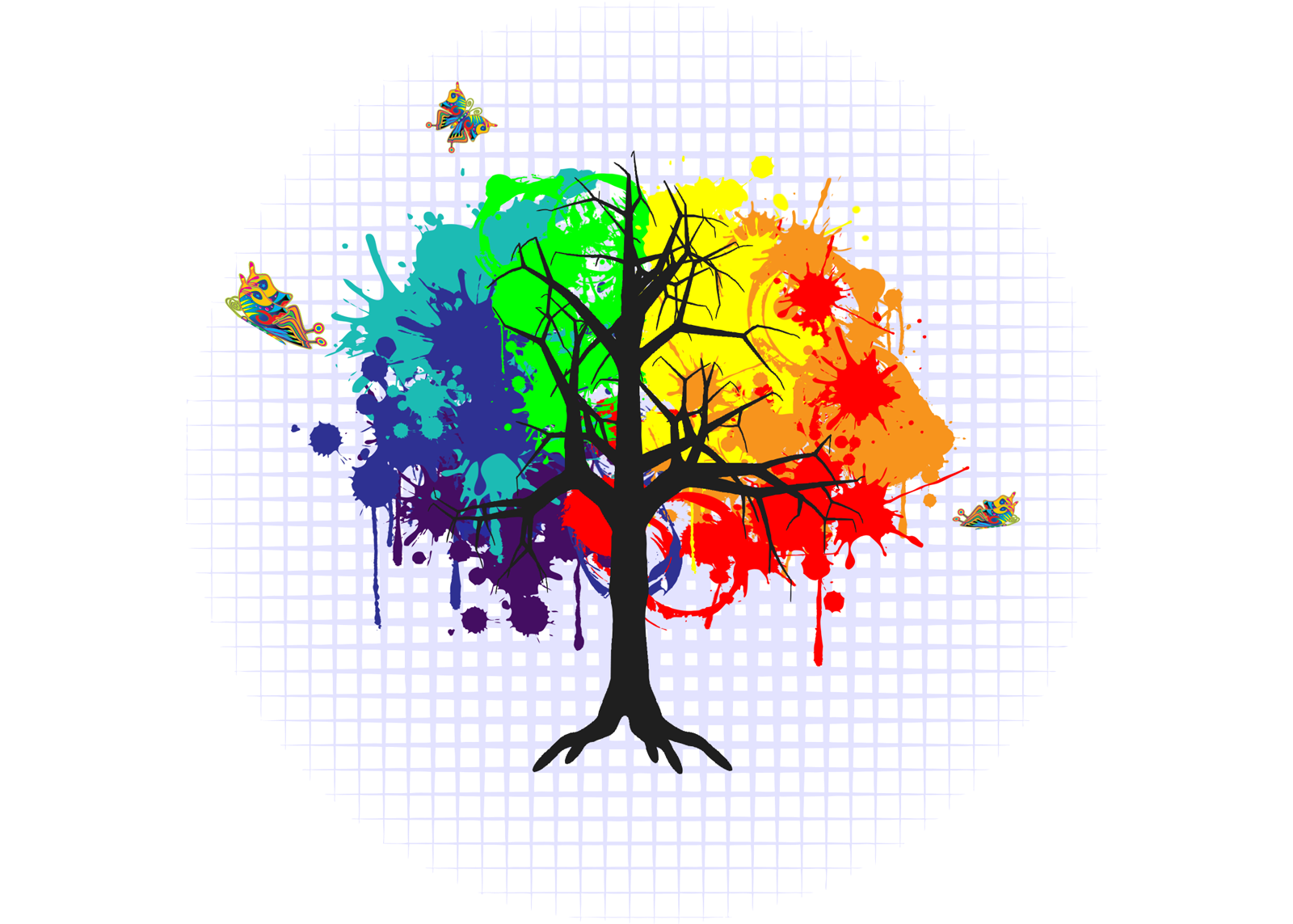 colorful tree