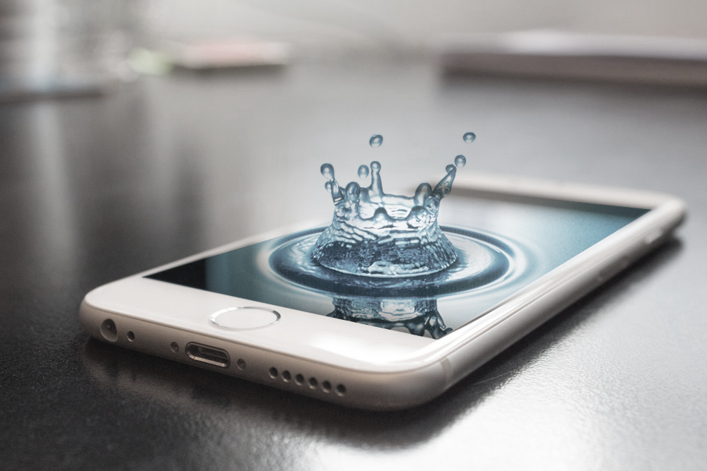 3D phone splash